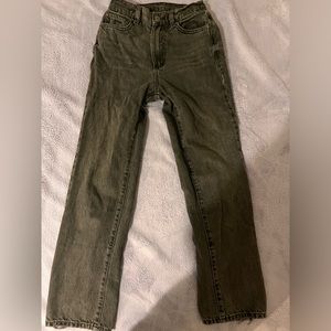 garage straight leg jeans, size 24